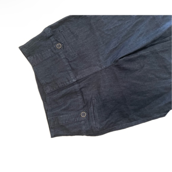 Arden B High Waisted Dark Wash Denim Straight Leg Jeans - Picture 3 of 3